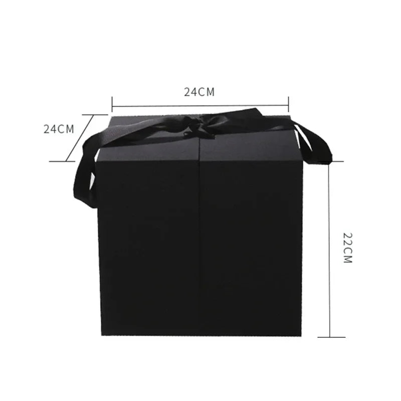 MY HEART WILL GO ON MYSTERY BOX WITH FLOWERS