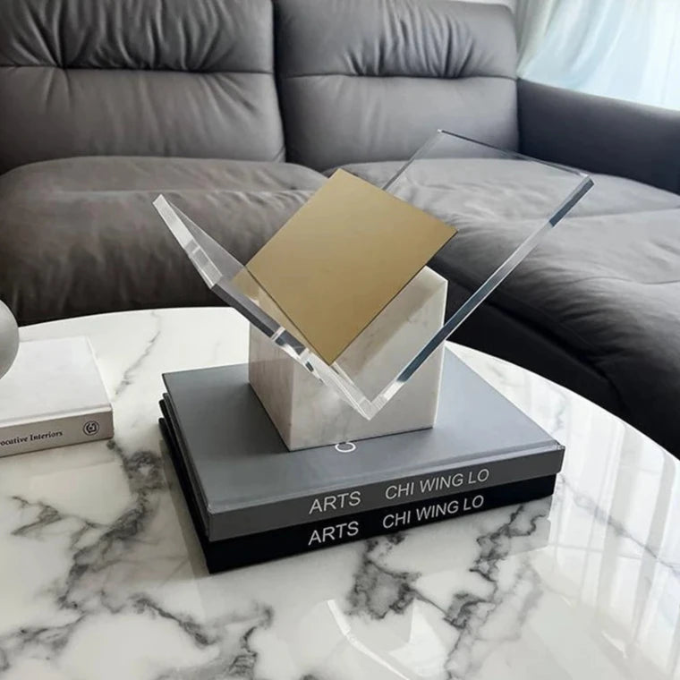REGAL MARBLE ACRYLIC BOOK DISPLAY