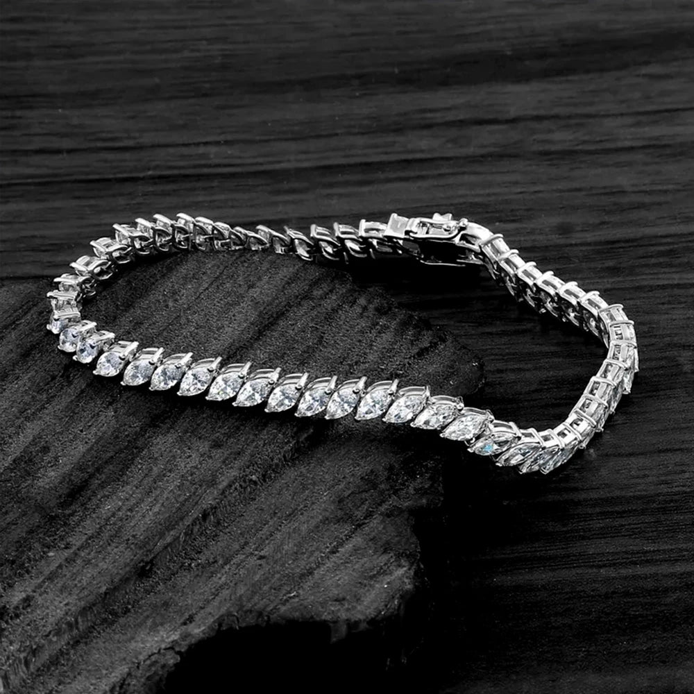 REGAL MARQUISE MOISSANITE BRACELET