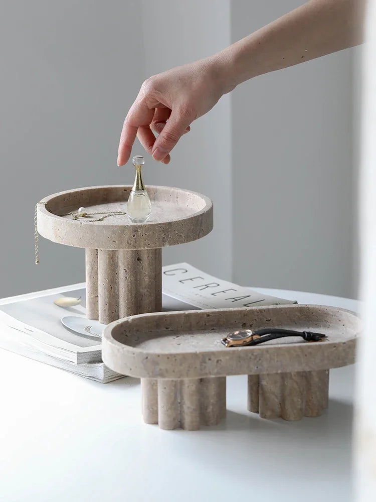 SERENITY TRAVERTINE TRAY