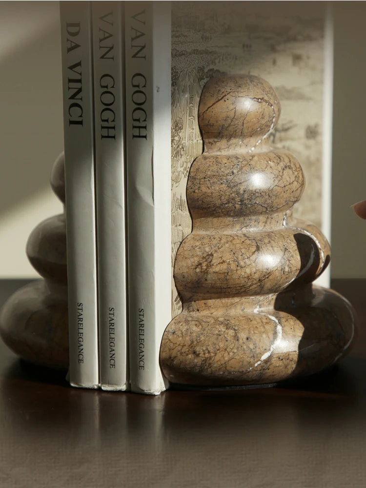 NOBELTY MARBLE BOOKENDS