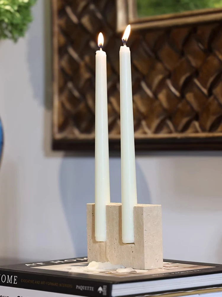 IMPERIAL MARBLE CANDLESTICK HOLDER