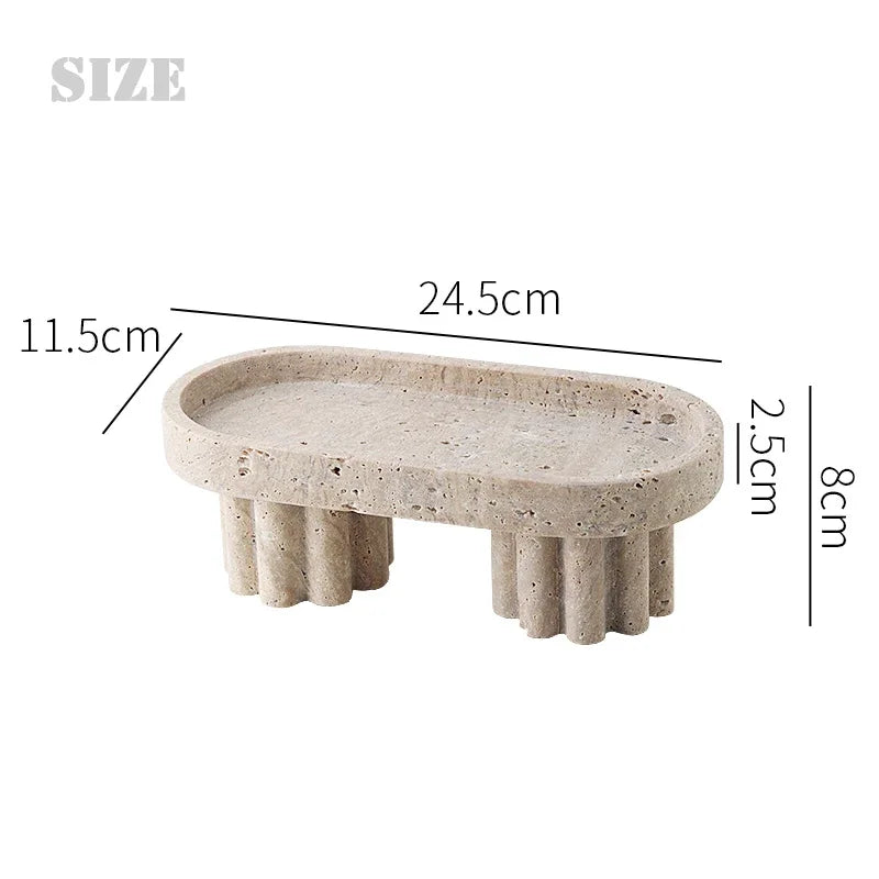 SERENITY TRAVERTINE TRAY
