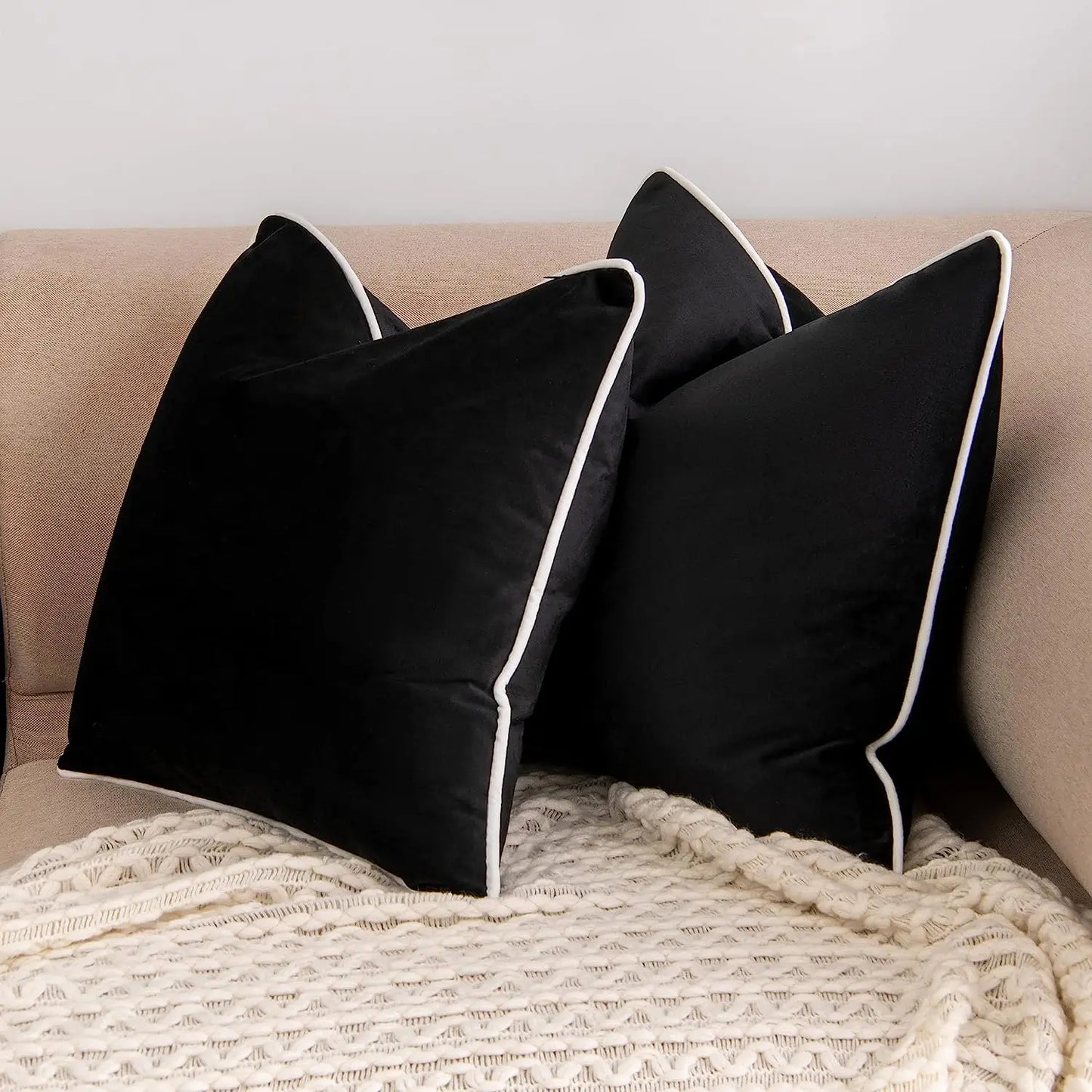 IMPERIAL TRIM PILLOW COVERS