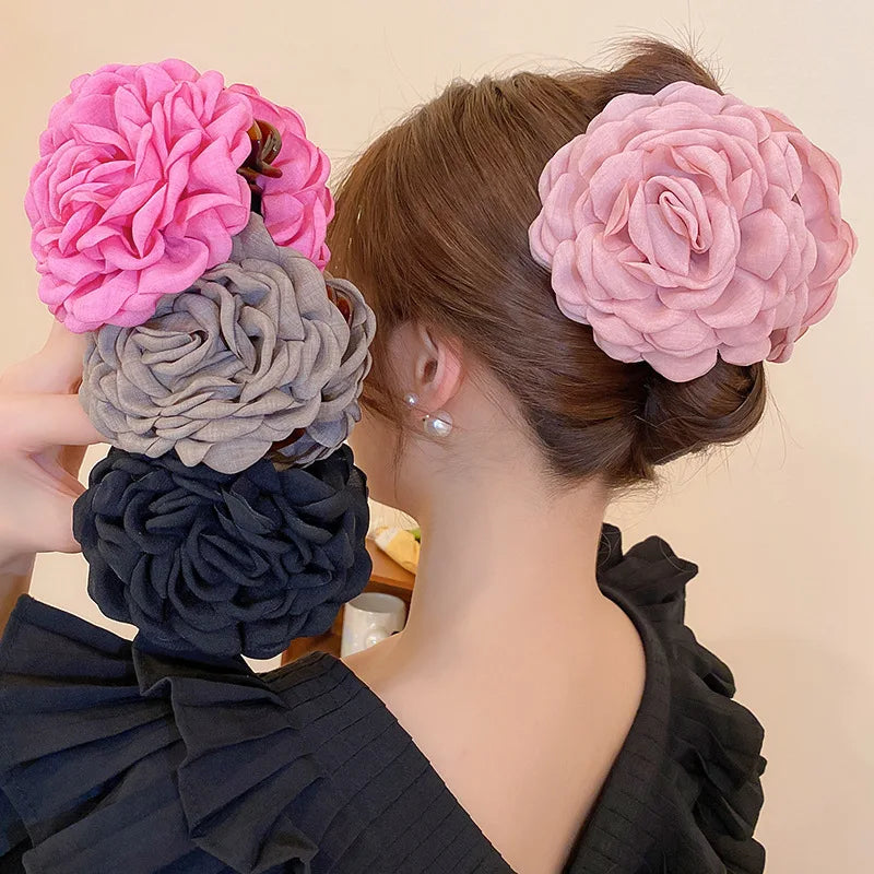 FLORAL CROWN ELEGANT HAIR CLIP