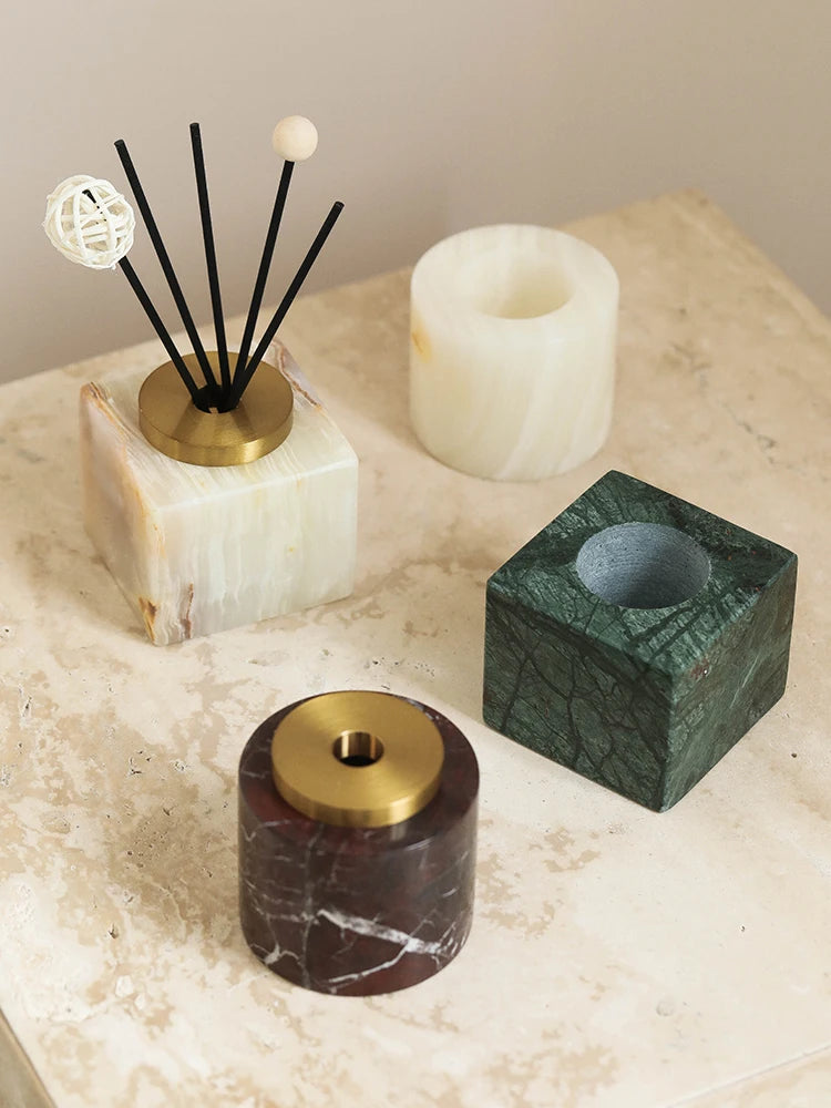 OPULENT MARBLE AROMATHERAPY BOTTLES