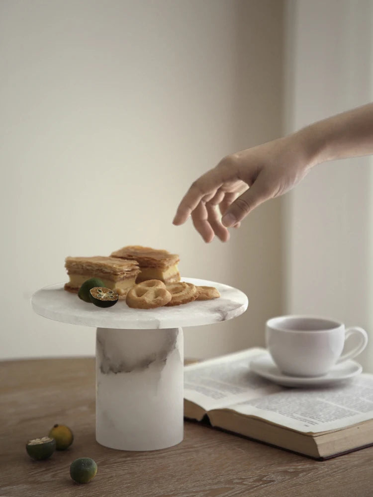 IMPERIAL MARBLE CAKE SERVING STAND