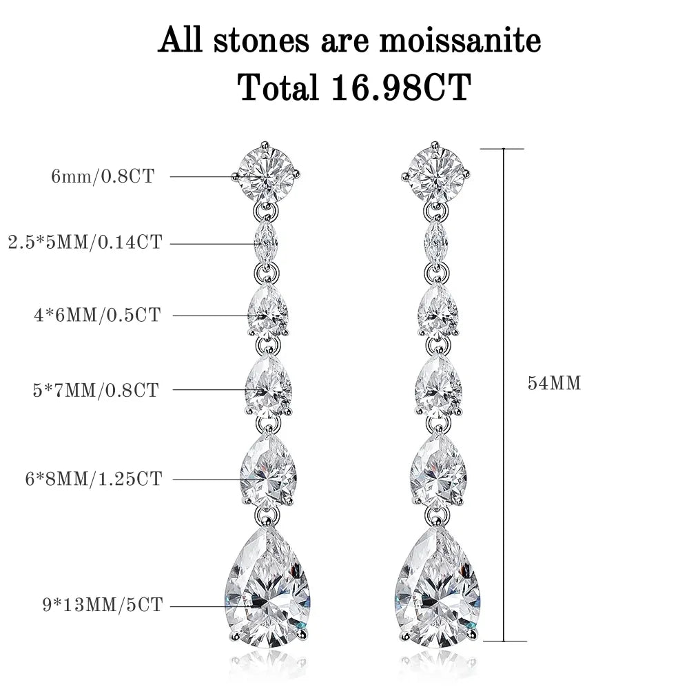 CROWN JEWEL CASCADE EARRINGS