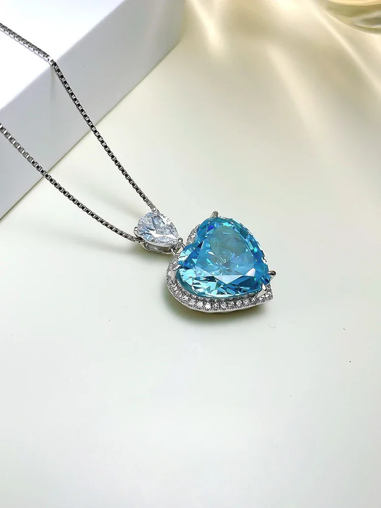 OCEAN HEART NECKLACE