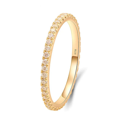Lab Diamond & Moissanite Eternity Band