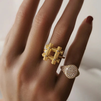 925 Silver Pavé Pinky Ring
