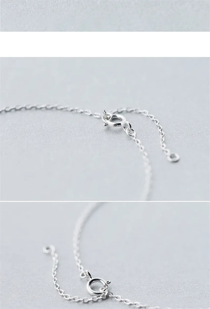 Sterling Silver Airplane Charm Bracelet by FEROYAL
