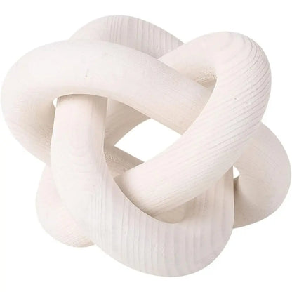 Wooden Knot Decor Sculpture