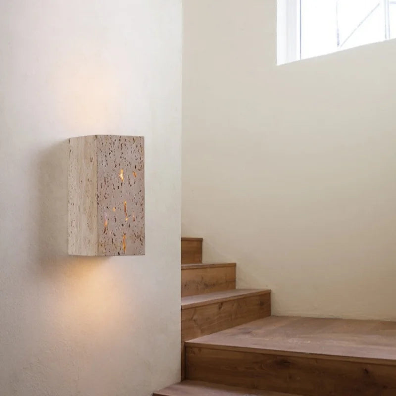 VERSAILLES TRAVERTINE WALL LIGHT