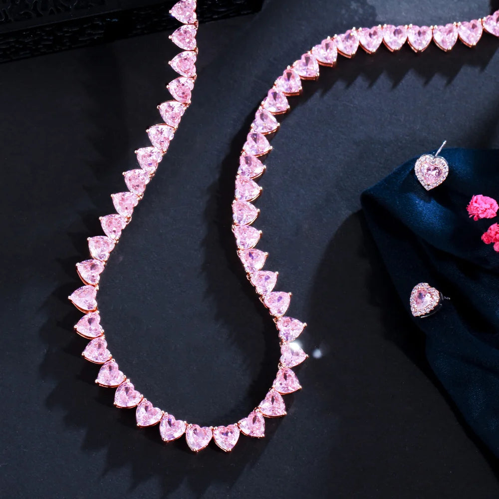 PRINCESS HEART JEWELLERY SET