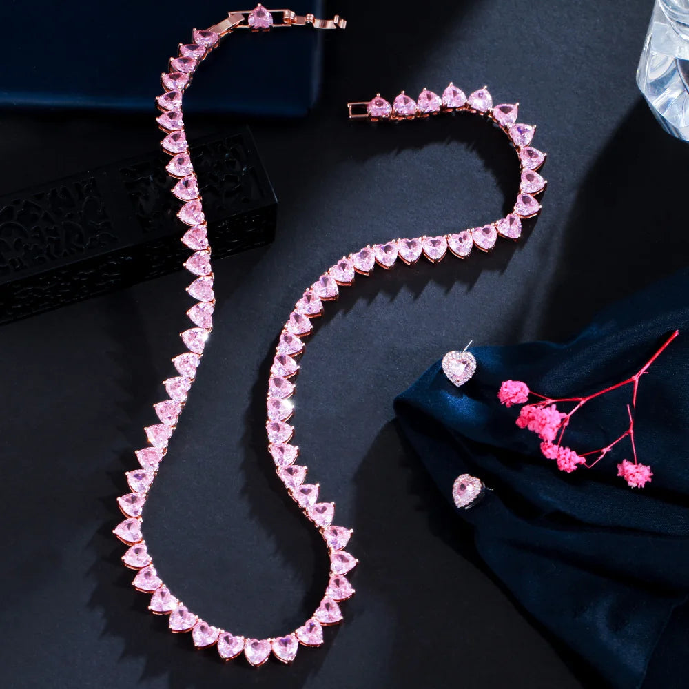 PRINCESS HEART JEWELLERY SET