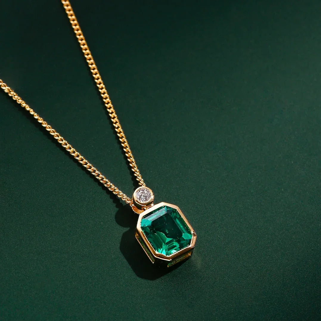 AURORA EMERALD NECKLACE