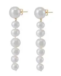 MAJESTIC CASCADE PEARL DROP EARRINGS