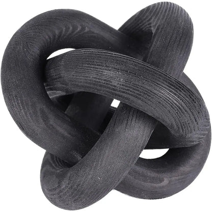 Wooden Knot Decor Sculpture