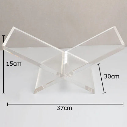 Marble Acrylic Book & Magazine Display