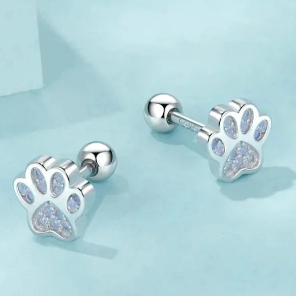 PRINCESS PAW STUD EARRINGS