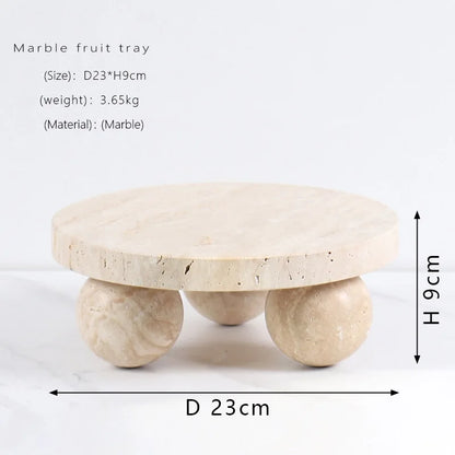 Travertine Stone Decorative Tray