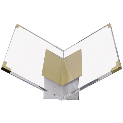 Marble Acrylic Book & Magazine Display