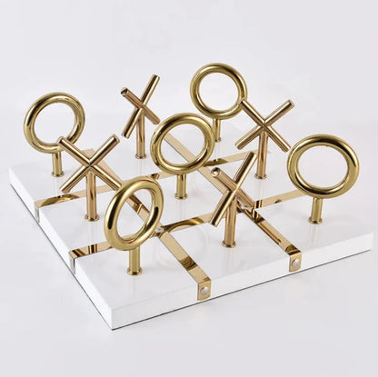 Marble Tic Tac Toe Game Set