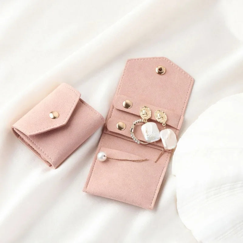 MINI PRINCESS VELVET TRAVEL JEWELLERY POUCH