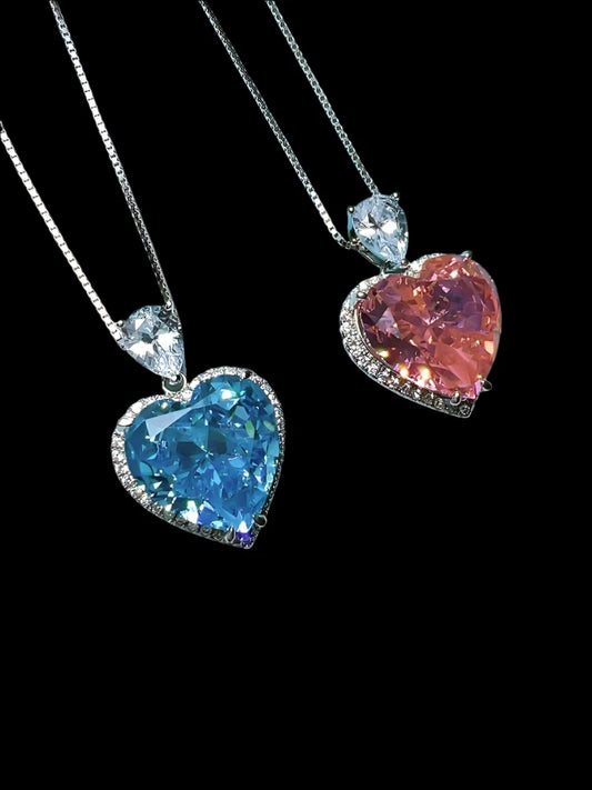 OCEAN HEART NECKLACE