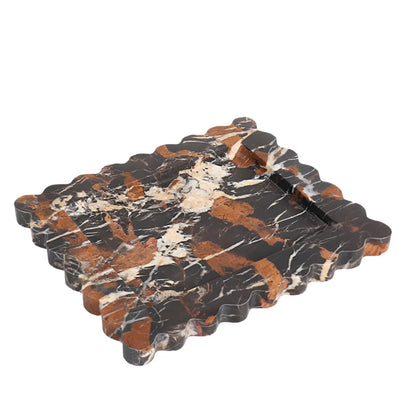 Brown Marble Vanity Tray
