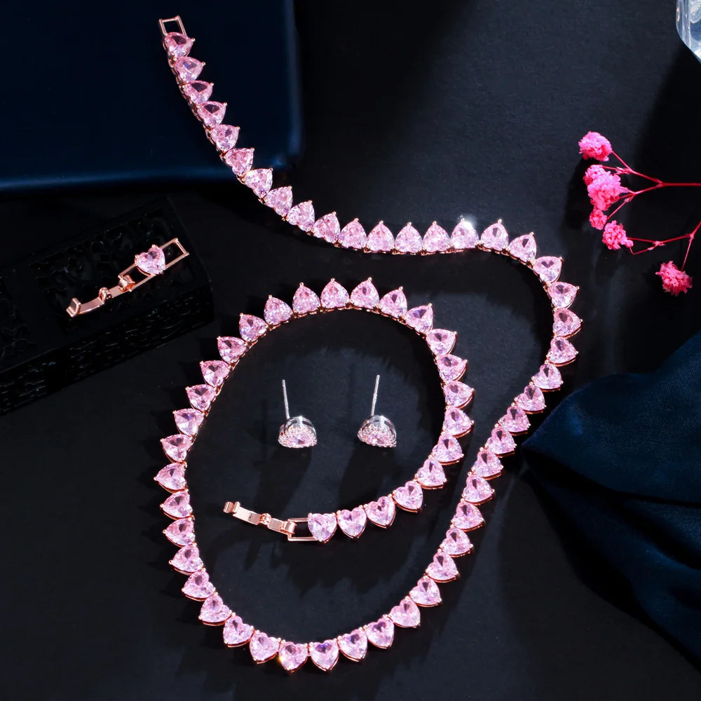 PRINCESS HEART JEWELLERY SET