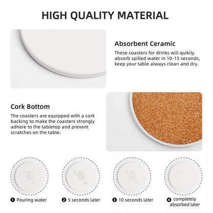 Ceramic Coaster Set of 4