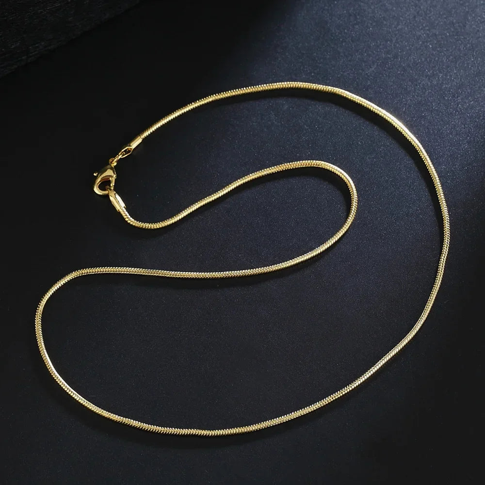 GOLDEN SNAKE CHAIN NECKLACE