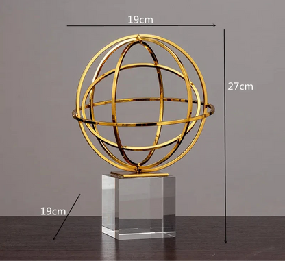 Geometric Elegance Abstract Luxe Sculpture