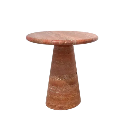DUCHESS' MARBLE COFFEE TABLE – Red 50x50x50