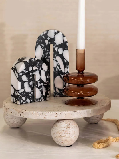 Travertine Stone Decorative Tray