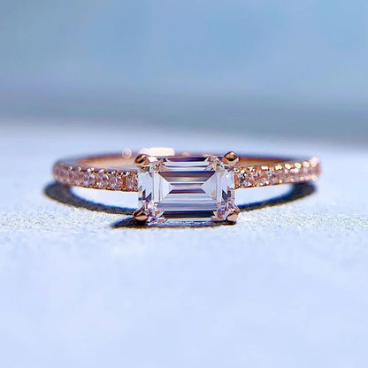 Sterling Silver Emerald Statement Ring