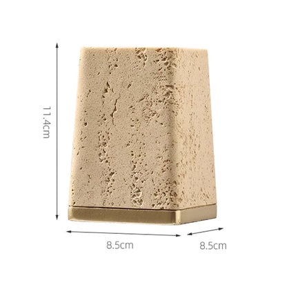 Stone Pen Holder Desk Organizer