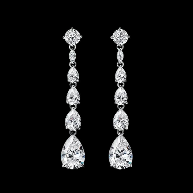 CROWN JEWEL CASCADE EARRINGS