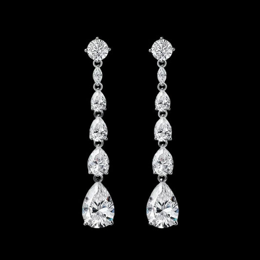 CROWN JEWEL CASCADE EARRINGS