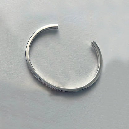Sterling Silver Open Cuff Bangle