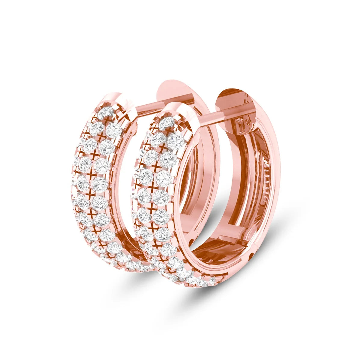 DUCHESS MOISSANITE PAVÉ HOOP