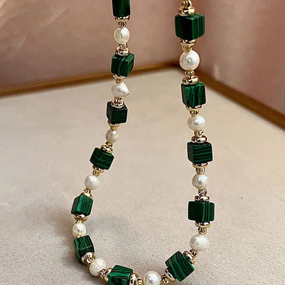Green Perla Set – bracelet 19cm