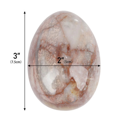Natural Marble Decorative Egg Sculpture