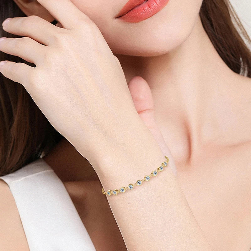 ROYAL LINE MOISSANITE BRACELET
