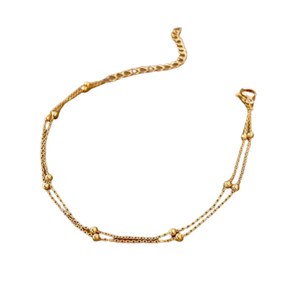 DOUBLE-LAYERED ELEGANCE BRACELET