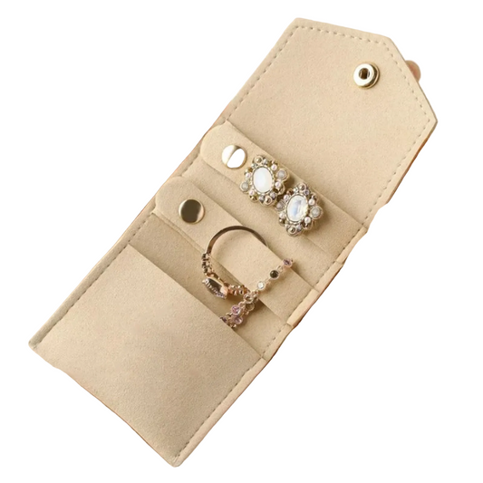 MINI PRINCESS VELVET TRAVEL JEWELLERY POUCH