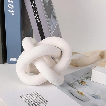 Wooden Knot Decor Sculpture