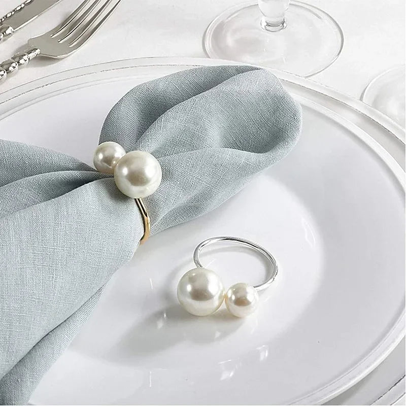 ROYAL PEARL NAPKIN RINGS